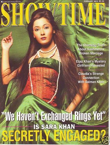 SHOWTIME (In) magazine side cover February 2010