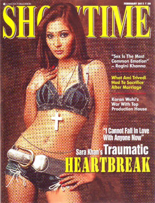 SHOWTIME (In) magazine side cover February 2011