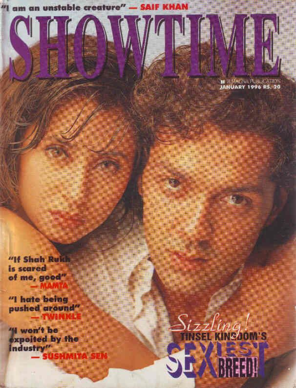 SHOWTIME (In) magazine side cover January 1996
