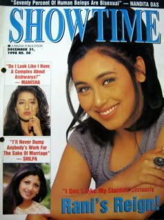 SHOWTIME (In) magazine side cover 31 December 1998