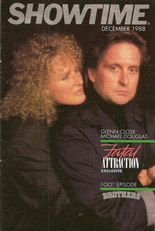SHOWTIME (USA) magazine side cover December 1988