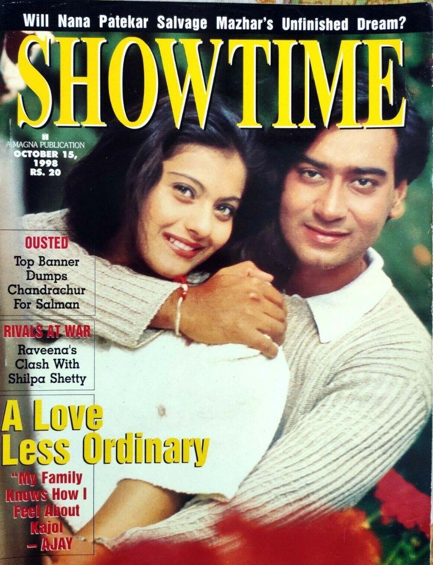 SHOWTIME (In) magazine side cover 15 October 1998