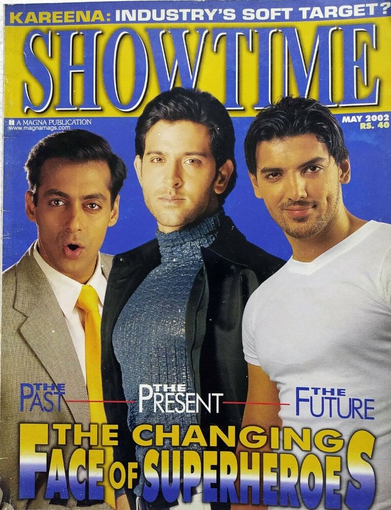SHOWTIME (In) magazine side cover  May 2002