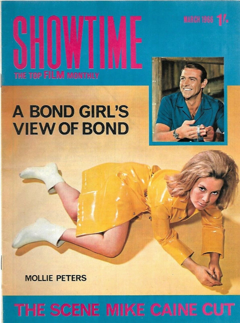 SHOWTIME magazine side cover  March 1966