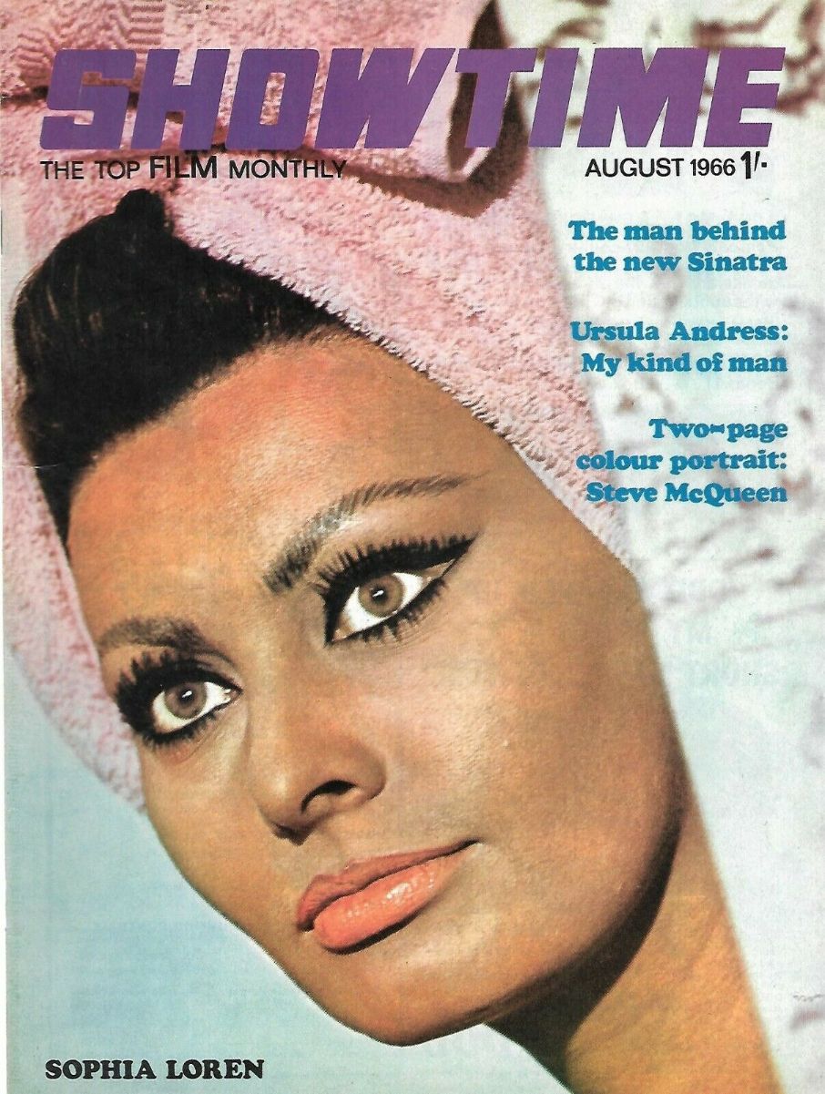 SHOWTIME magazine side cover  August 1966