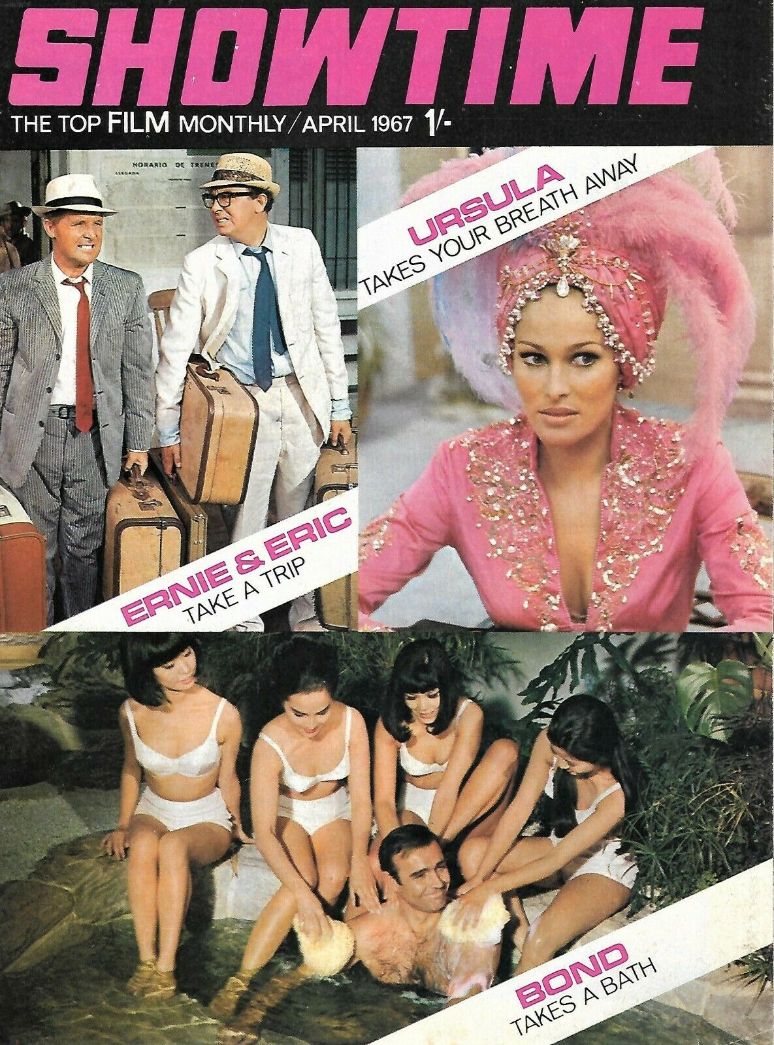SHOWTIME magazine side cover  April 1967