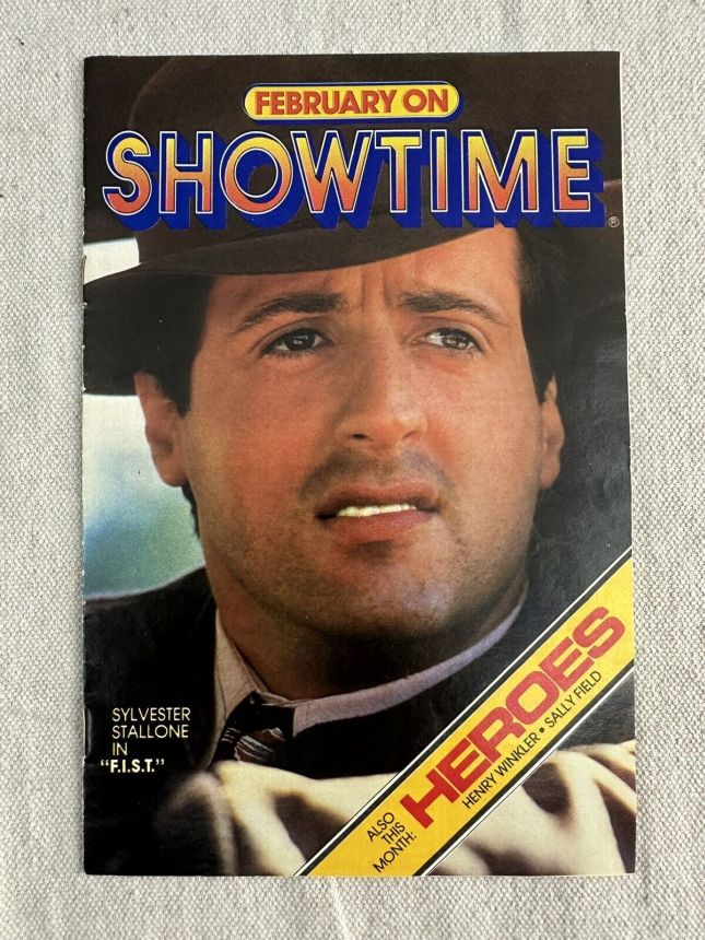 SHOWTIME (USA) magazine side cover  February 1979