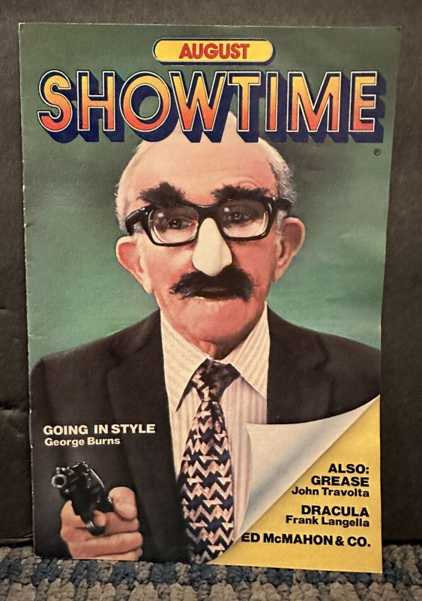 SHOWTIME (USA) magazine side cover  August 1980