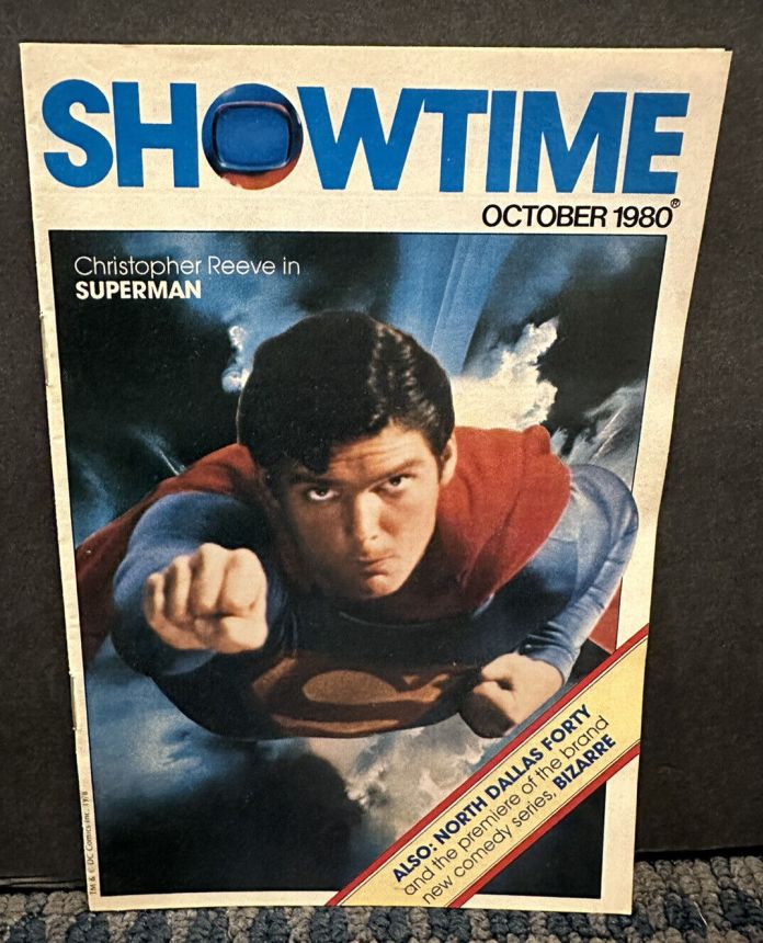 SHOWTIME (USA) magazine side cover  October 1980
