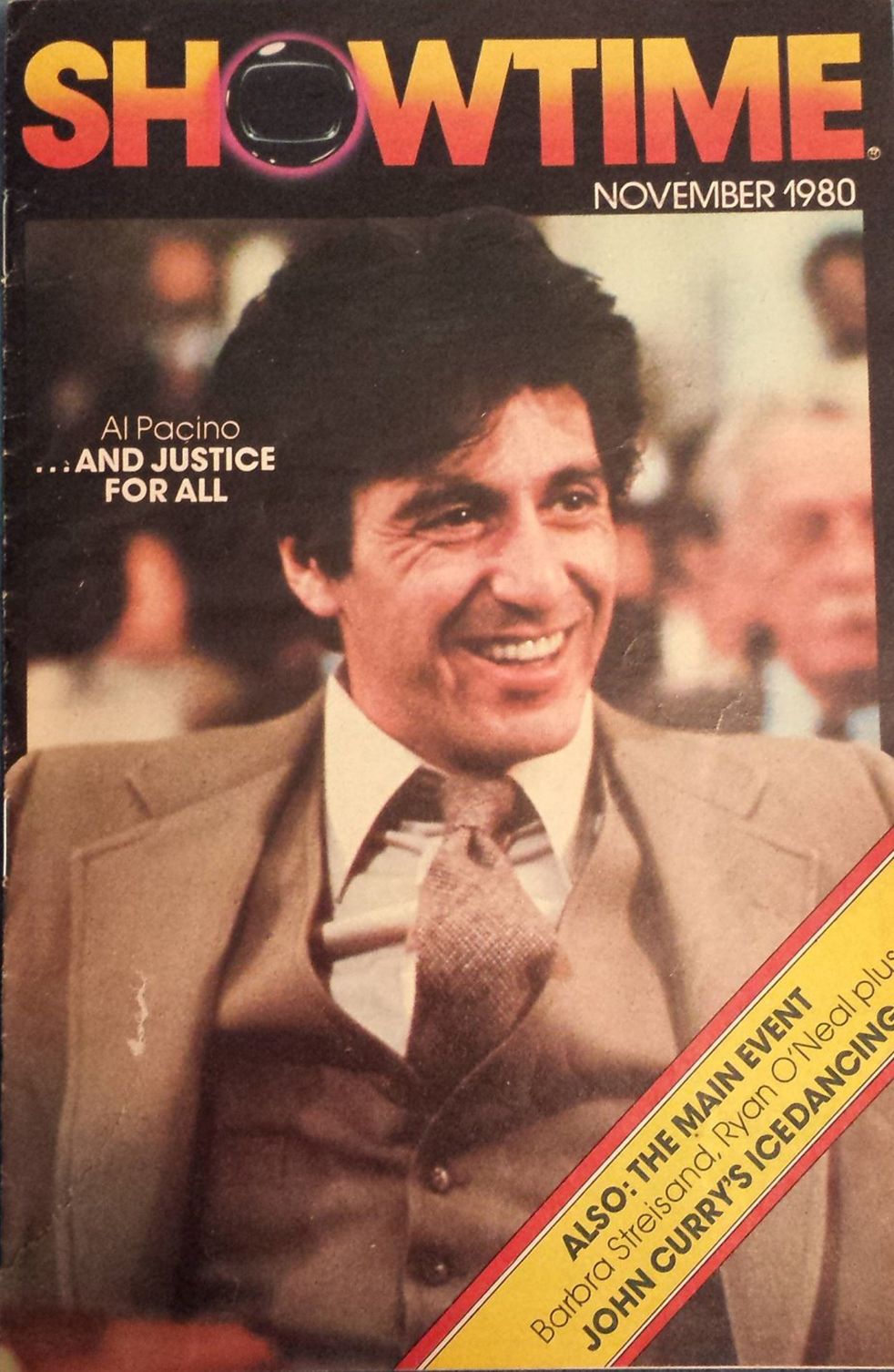 SHOWTIME (USA) magazine side cover  November 1980