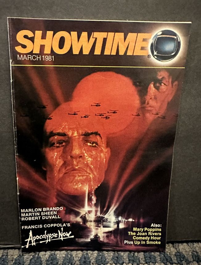 SHOWTIME (USA) magazine side cover  March 1981