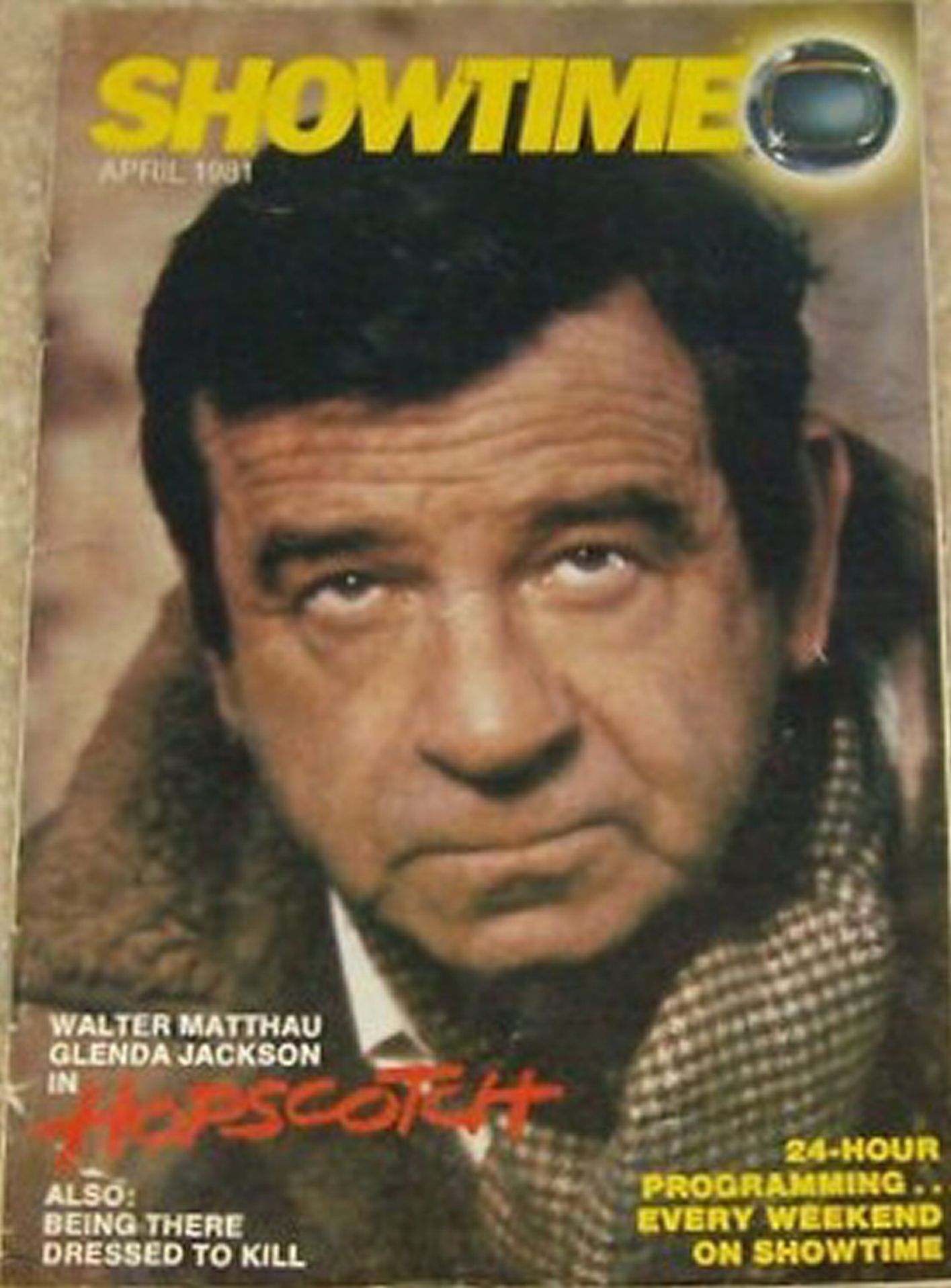 SHOWTIME (USA) magazine side cover  April 1981