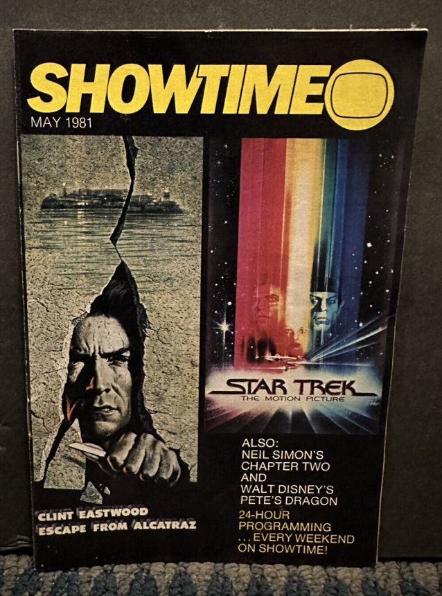 SHOWTIME (USA) magazine side cover  May 1981