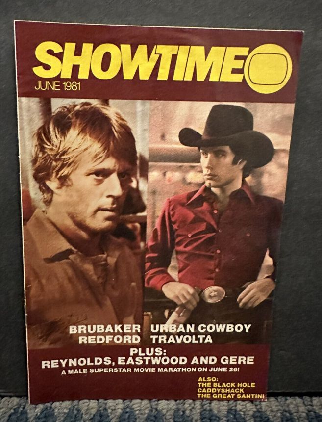 SHOWTIME (USA) magazine side cover  June 1981