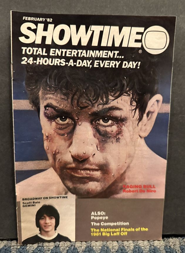 SHOWTIME (USA) magazine side cover  February 1982