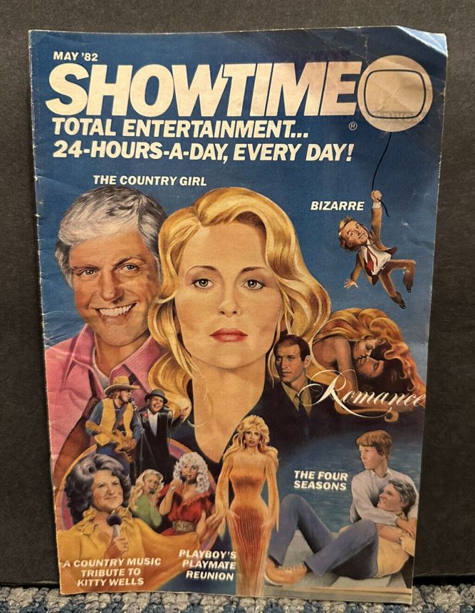 SHOWTIME (USA) magazine side cover  May 1982