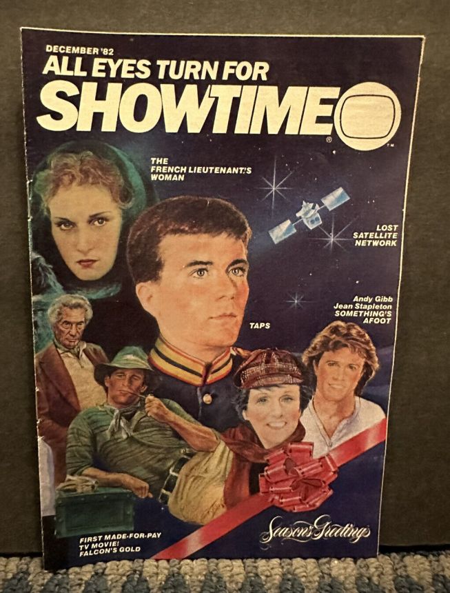 SHOWTIME (USA) magazine side cover  December 1982