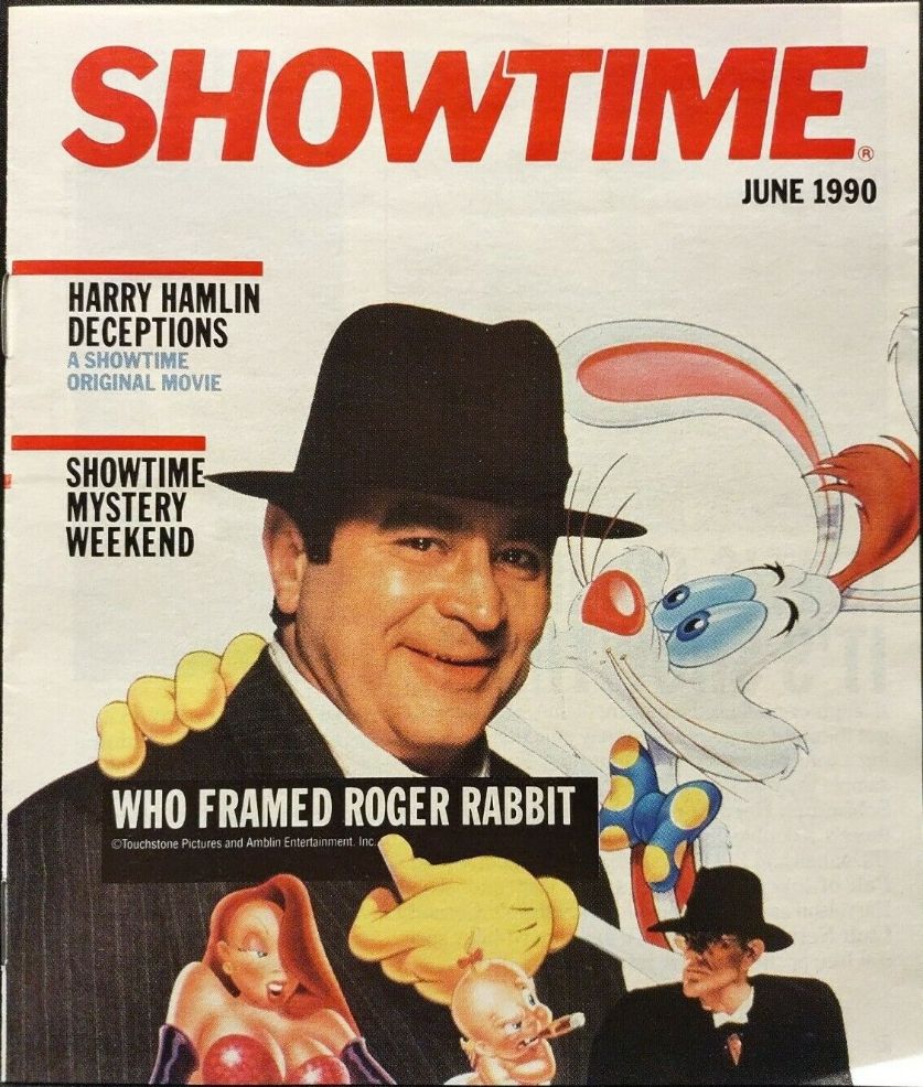 SHOWTIME (USA) magazine side cover  June 1990