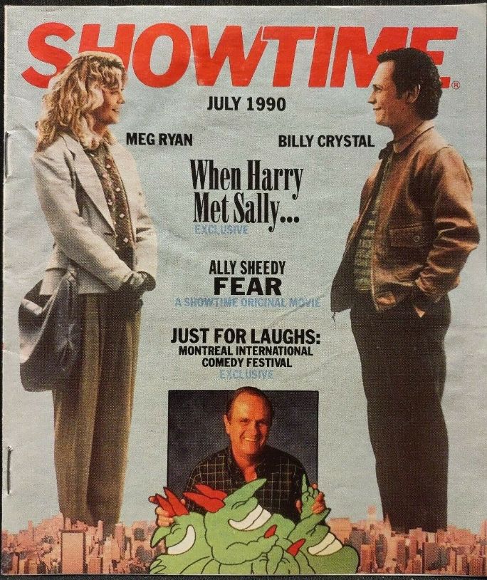 SHOWTIME (USA) magazine side cover  July 1990