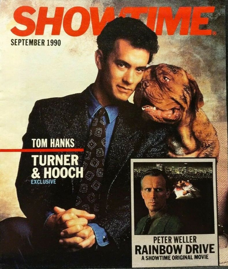 SHOWTIME (USA) magazine side cover  September 1990