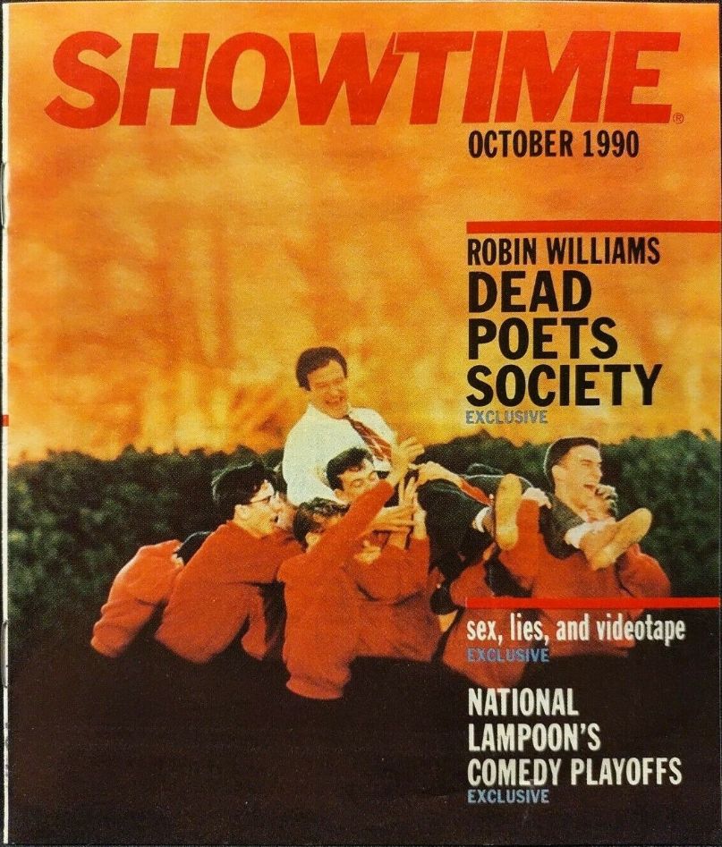 SHOWTIME (USA) magazine side cover  October 1990