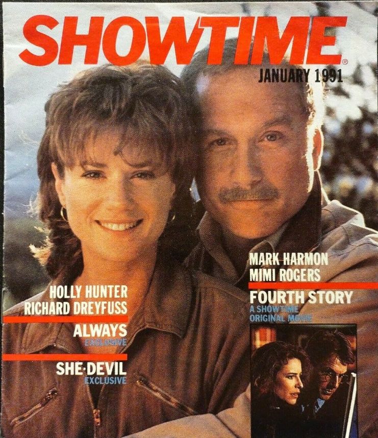 SHOWTIME (USA) magazine side cover  January 1991
