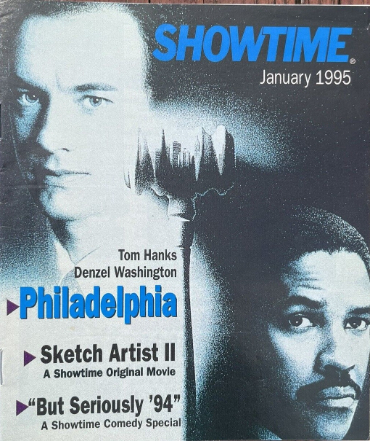 SHOWTIME (USA) magazine side cover  January 1995