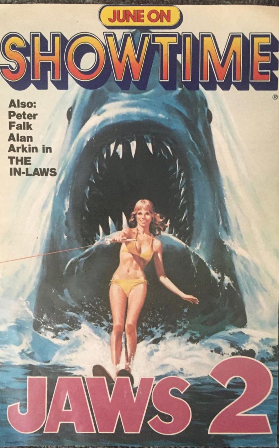 SHOWTIME (USA) magazine side cover  June 1980