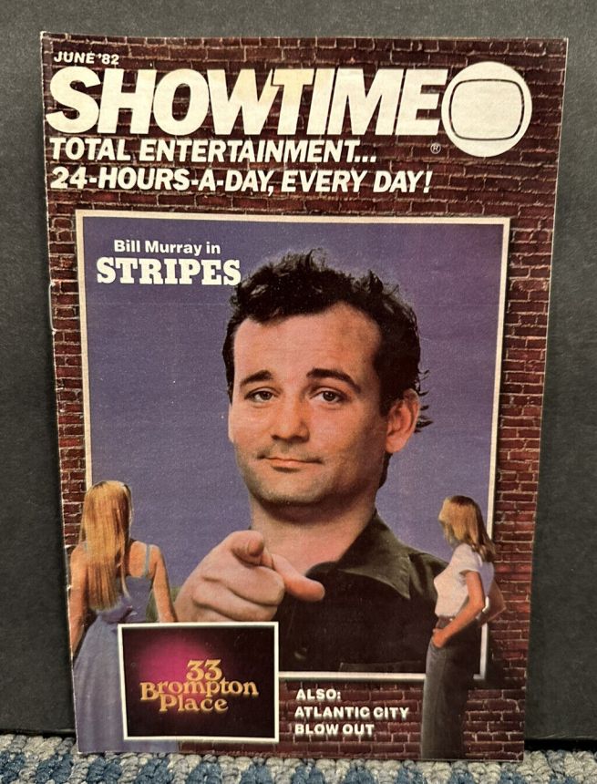 SHOWTIME (USA) magazine side cover  June 1982