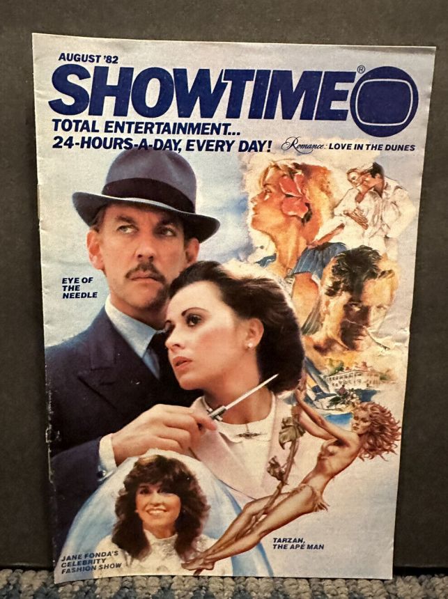 SHOWTIME (USA) magazine side cover  August 1982