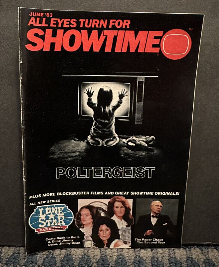 SHOWTIME (USA) magazine side cover  June 1983