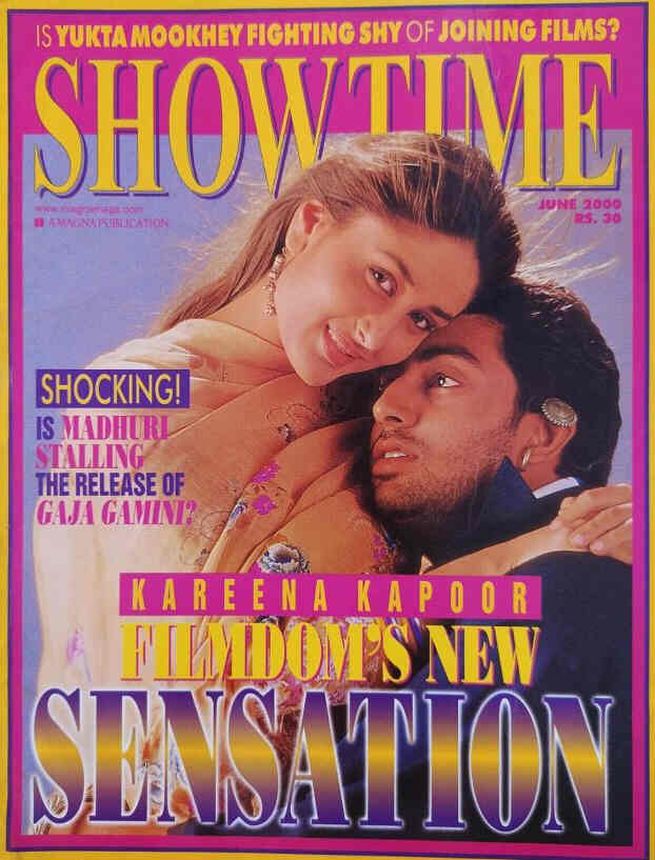 SHOWTIME (In) magazine side cover  June 2000