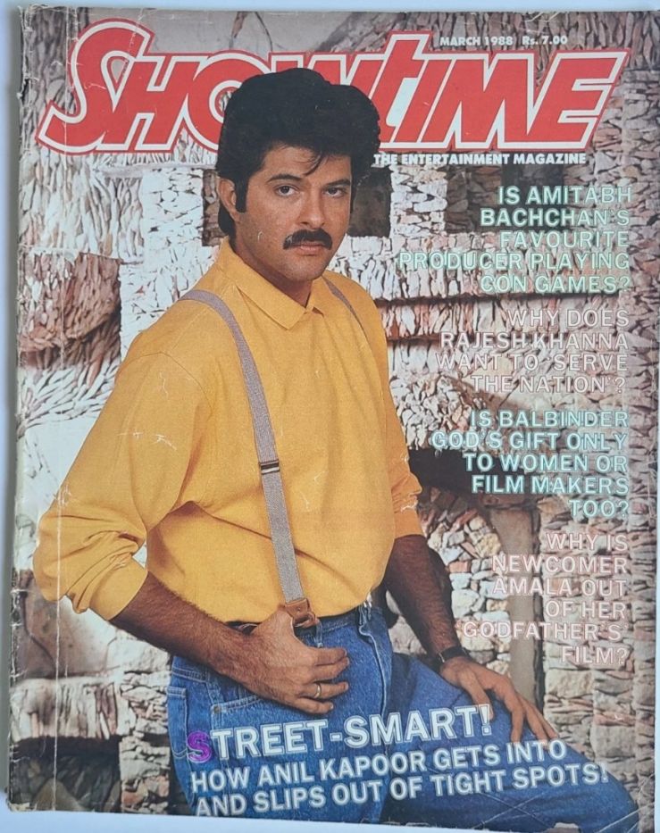 SHOWTIME (In) magazine side cover  March 1988