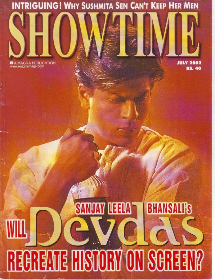SHOWTIME (In) magazine side cover July 2002