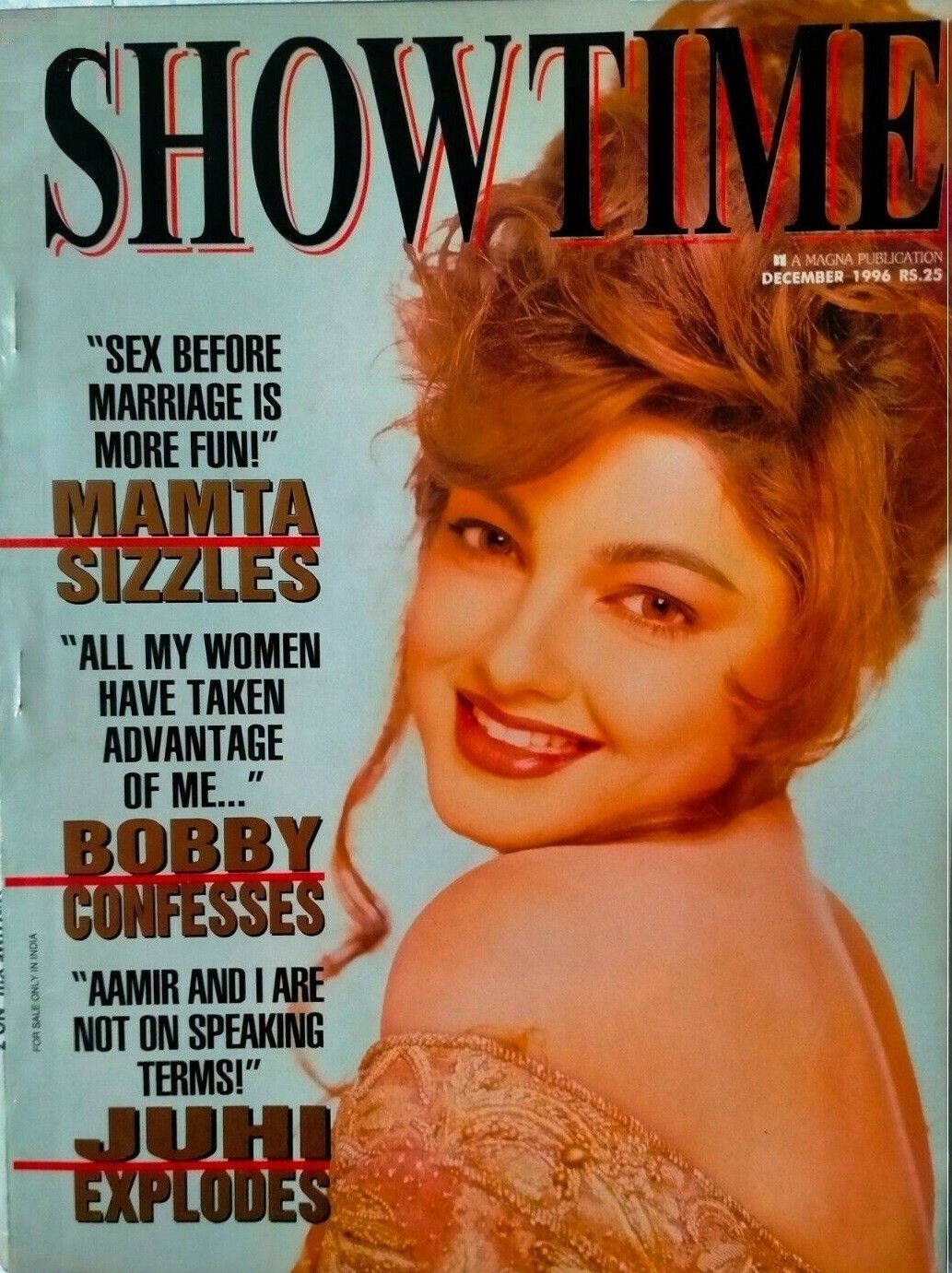 SHOWTIME (In) magazine side cover  December 1996