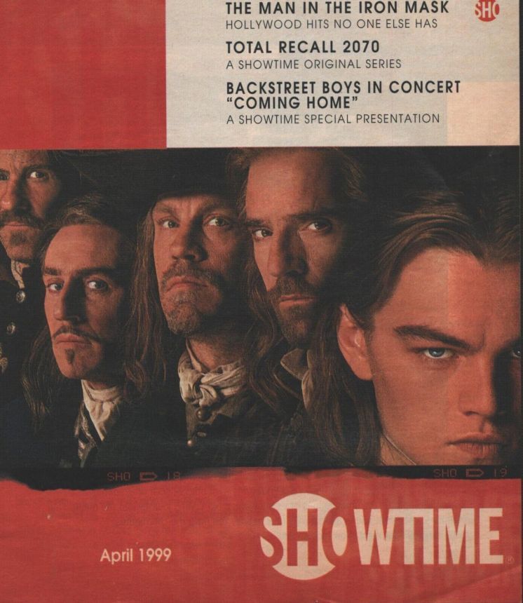 SHOWTIME (USA) magazine side cover  April 1999