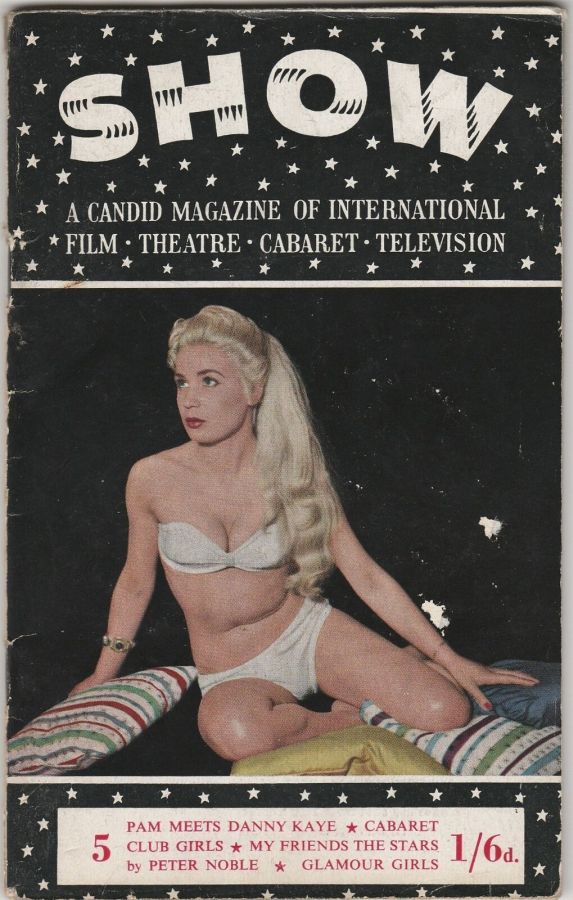 SHOW (UK) magazine side cover Issue 5   1955