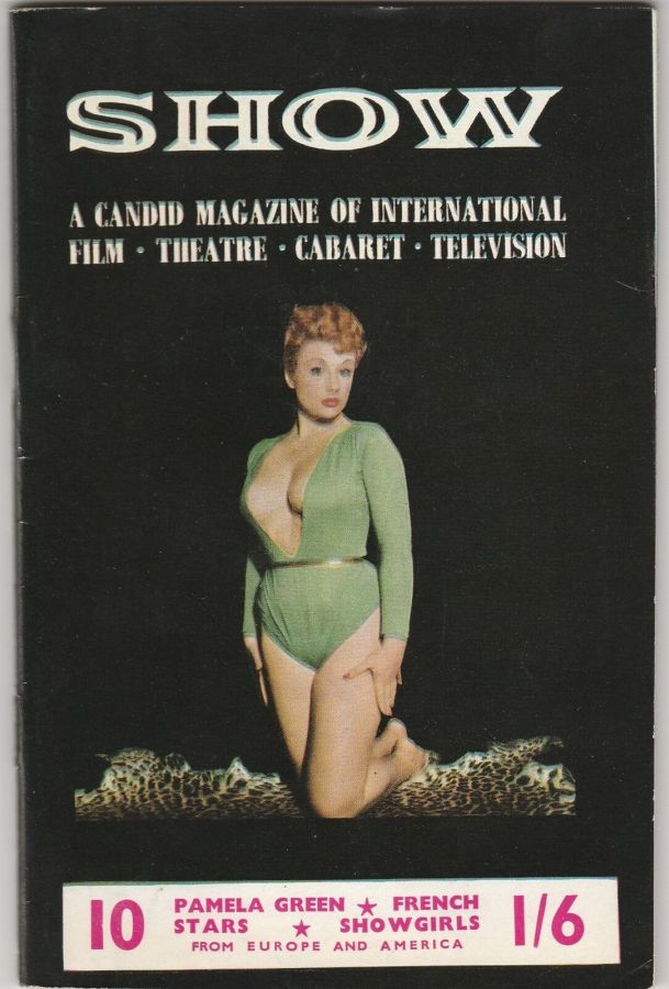 SHOW (UK) magazine side cover Issue 10   1956