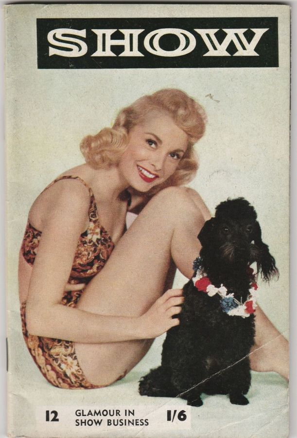 SHOW (UK) magazine side cover Issue 12   1956