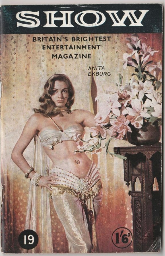 SHOW (UK) magazine side cover Issue 19   1957