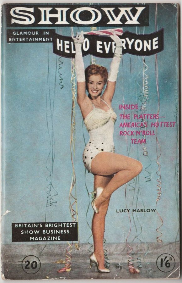 SHOW (UK) magazine side cover Issue 20   1957
