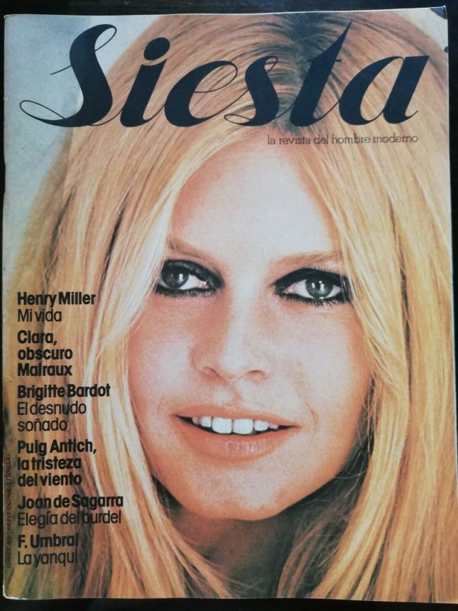 SIESTA magazine side cover Issue 6  March 1977
