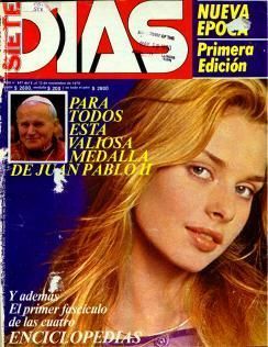 SIETE DIAS magazine side cover 6 November 1979