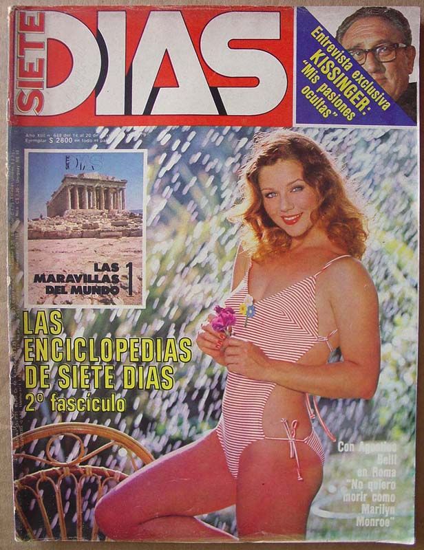 SIETE DIAS magazine side cover Issue 648 20 November 1979