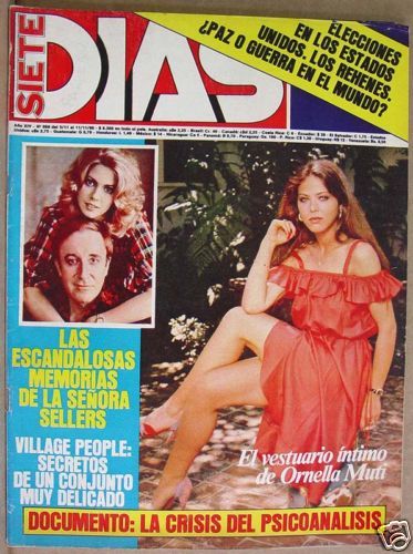 SIETE DIAS magazine side cover Issue 699 11 November 1980