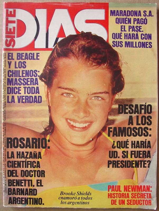 SIETE DIAS magazine side cover Issue 714 24 February 1981