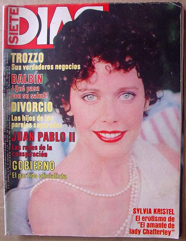 SIETE DIAS magazine side cover Issue 728 2 June 1981