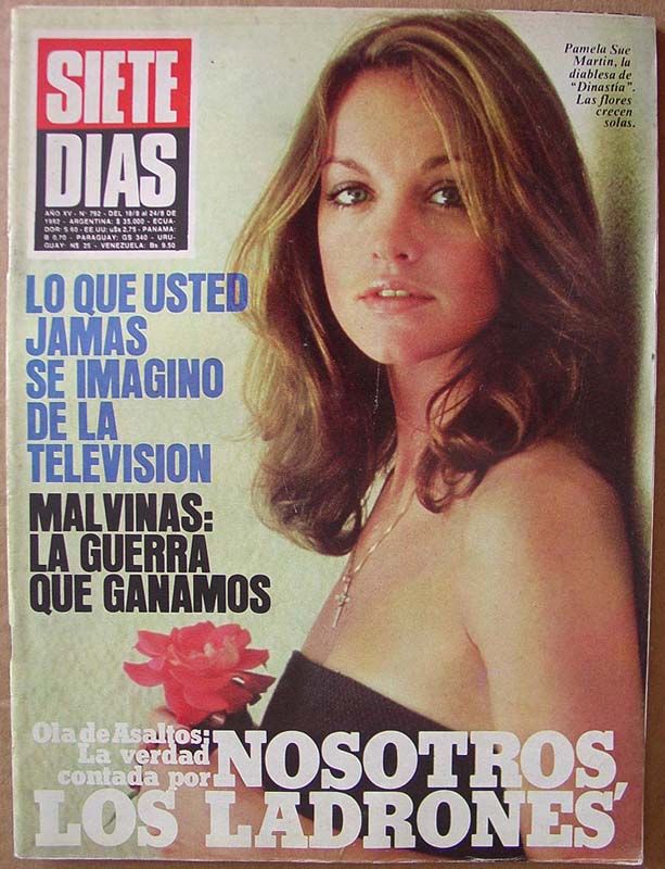 SIETE DIAS magazine side cover Issue 792 24 August 1982