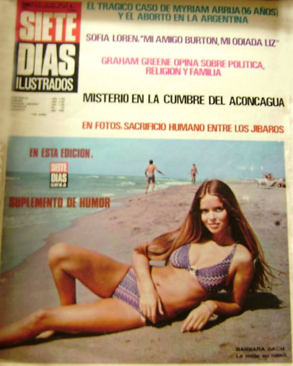 SIETE DIAS magazine side cover  1973