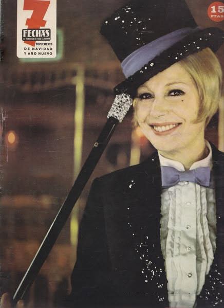 SIETE FECHAS magazine side cover  December 1970